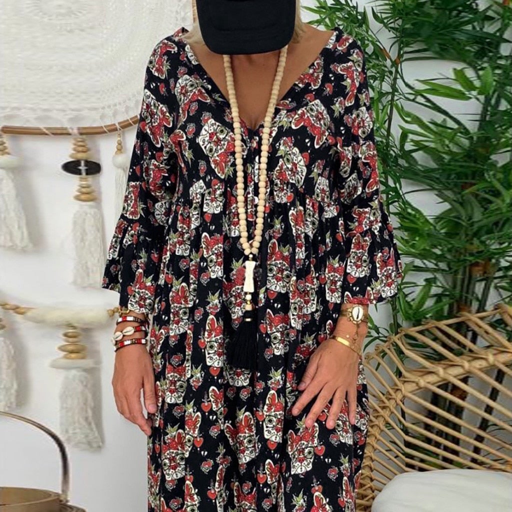 LD | "Narella" boho maxi jurk