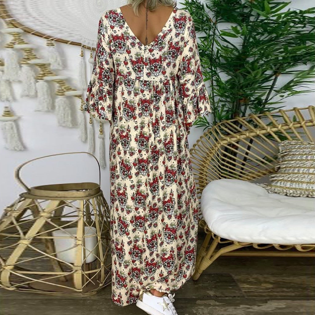 LD | "Narella" boho maxi jurk