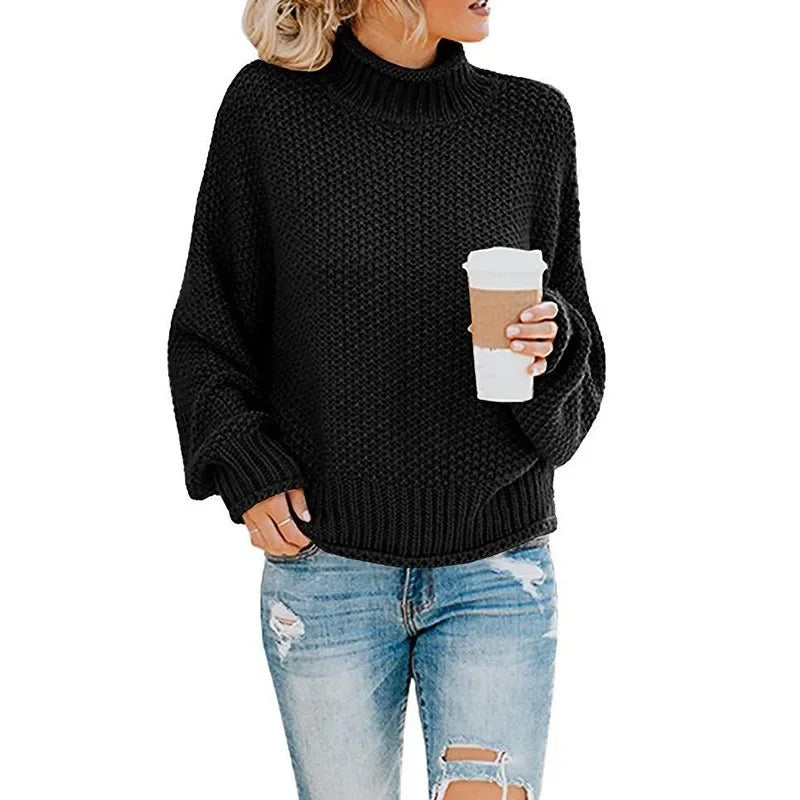 LD | Cosy oversized trui met schildpadhals