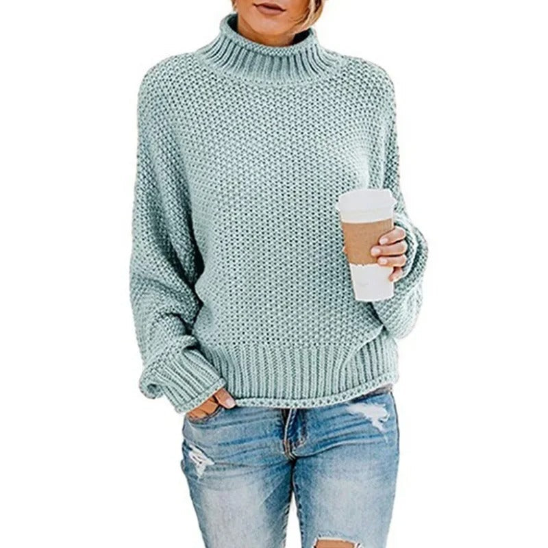 LD | Cosy oversized trui met schildpadhals