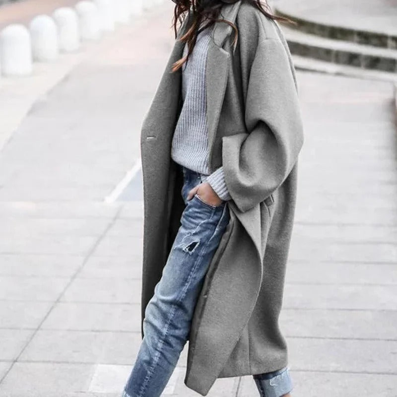 LD | Elegante jas met oversized revers