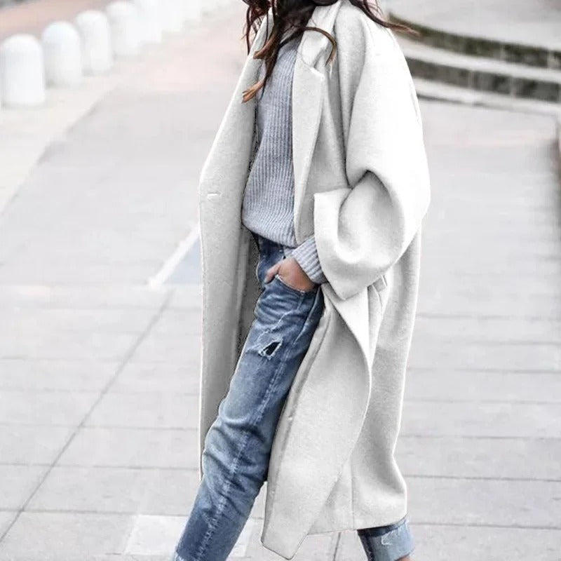 LD | Elegante jas met oversized revers