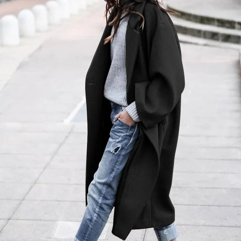 LD | Elegante jas met oversized revers