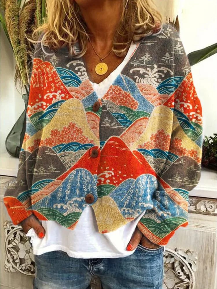 LD | Boho patchwork vest met bloemen