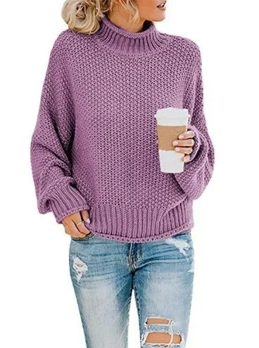 LD | Cosy oversized trui met schildpadhals