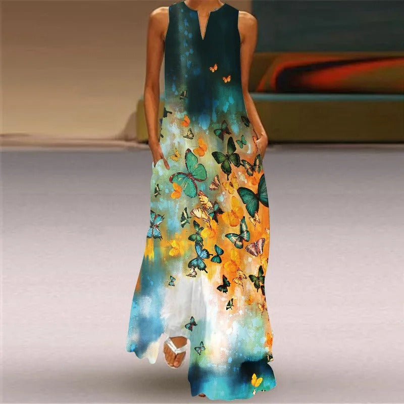 LD | Jurk met retroprint