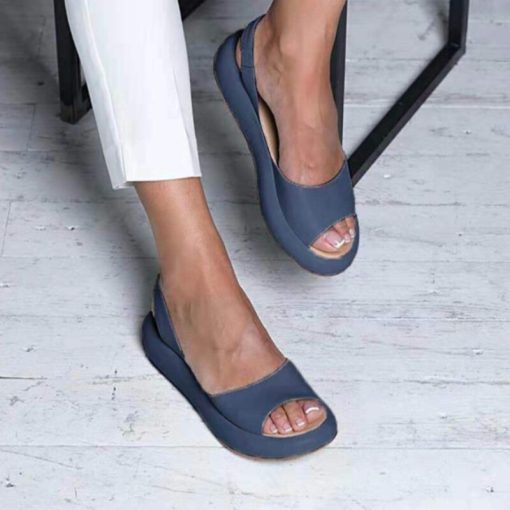 LD | platte lente-zomersandalen voor vrouwen