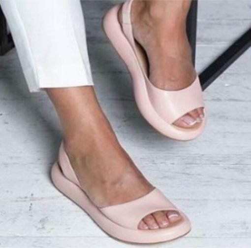 LD | platte lente-zomersandalen voor vrouwen
