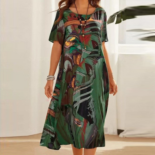 LD | Moeiteloze off-the-shoulder maxi jurk