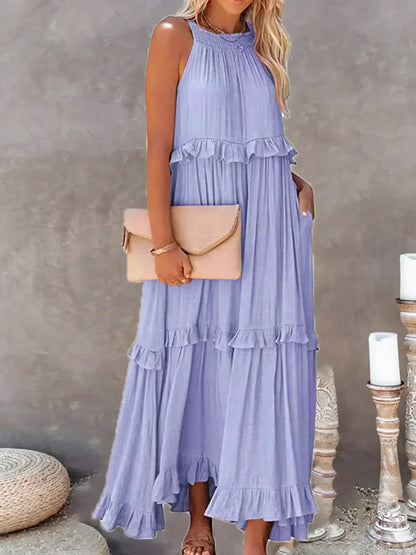 LD | Effortless Ruffle Maxi Dress
