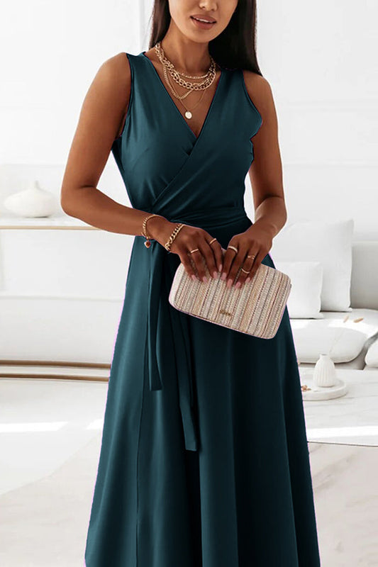 LD | Wrap band maxi jurk