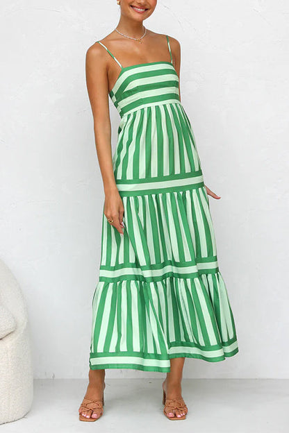 LD | Ava zonsondergang maxi jurk