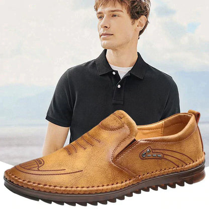 LD | Heren Casual Slip-On Leren Loafers
