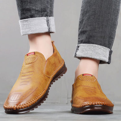 LD | Heren Casual Slip-On Leren Loafers
