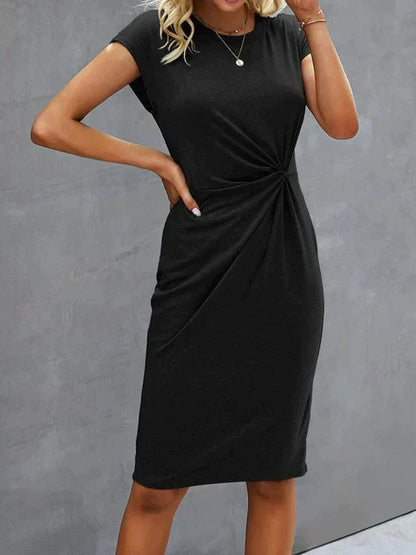 LD | Midikleid mit Twist-Front
