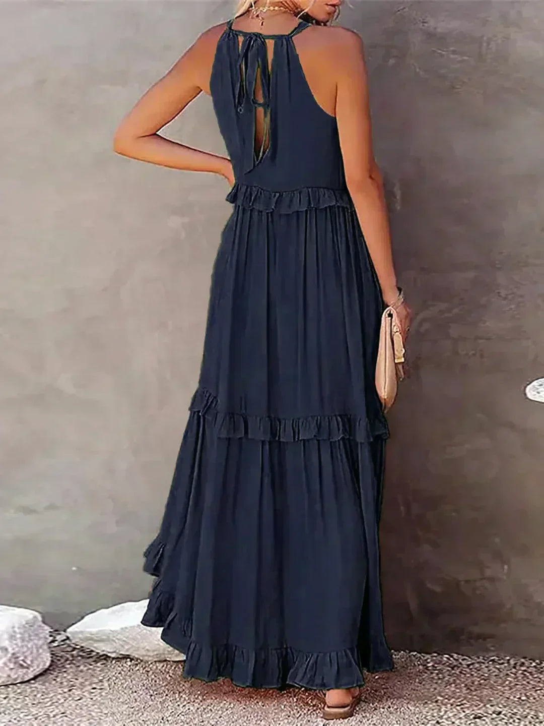 LD | Effortless Ruffle Maxi Dress