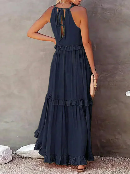 LD | Effortless Ruffle Maxi Dress