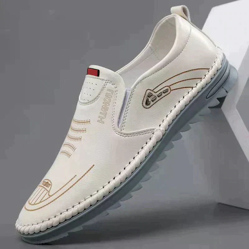 LD | Heren Casual Slip-On Leren Loafers