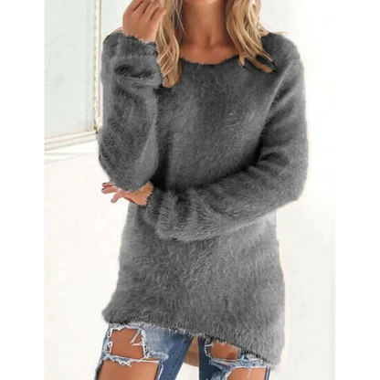 Ongecompliceerde en trendy wintertrui