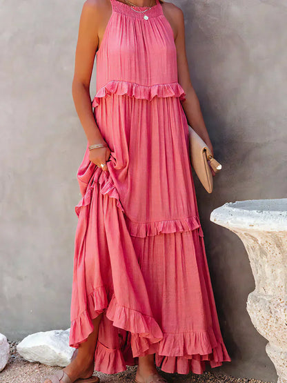 LD | Effortless Ruffle Maxi Dress