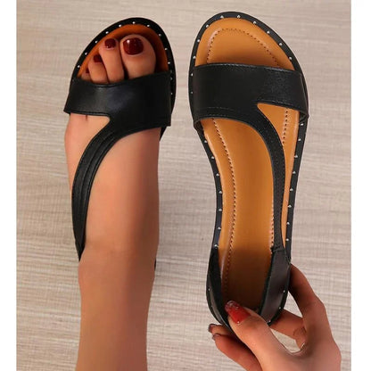 Platte zomersandalen voor vrouwen