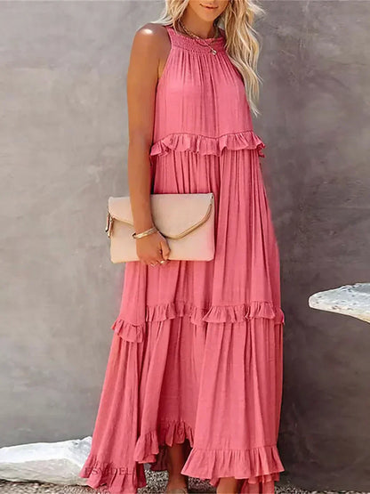 LD | Effortless Ruffle Maxi Dress