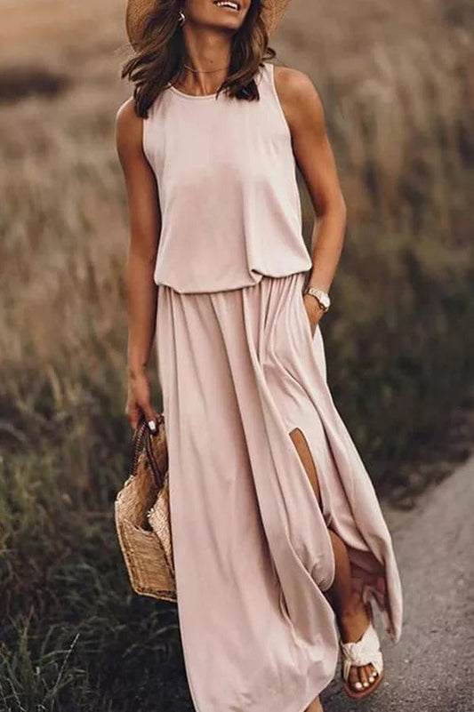 LD | Giselle Los gesneden maxi jurk met split