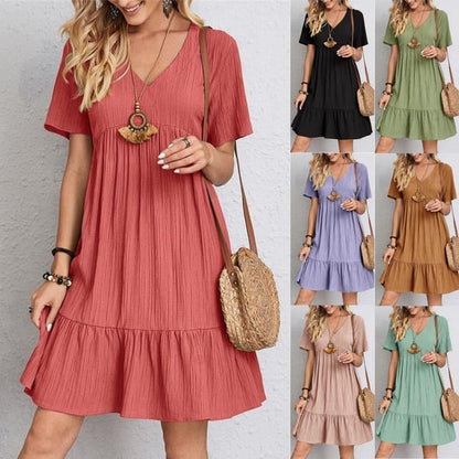LD | Roberta - Retro dameskleding met V-hals