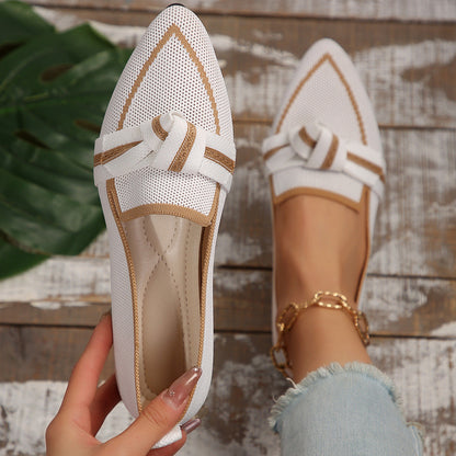 LD mode spitse teen boog platte schoenen
