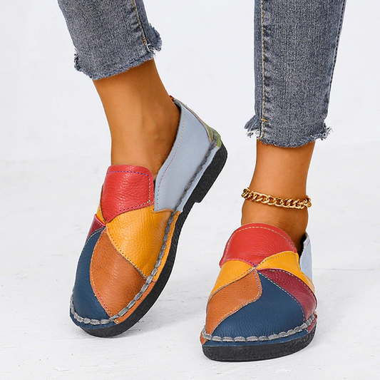 LD | - Gekleurde orthopedische schoenen voor dames met hakken