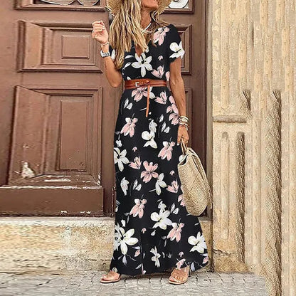 LD | Maxi jurk met bloemenprint