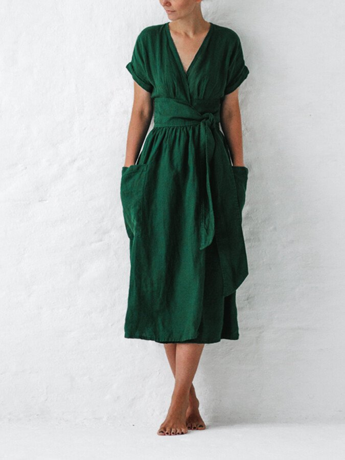 LD | elegante midi-jurk voor vrouwen