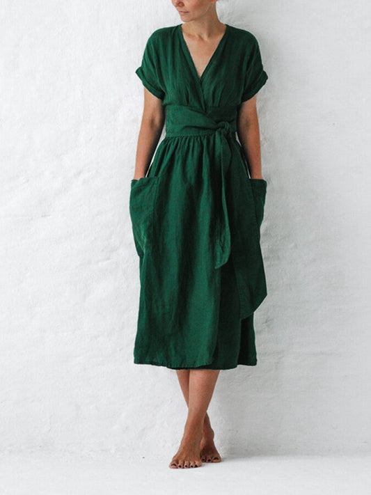 LD | elegante midi-jurk voor vrouwen