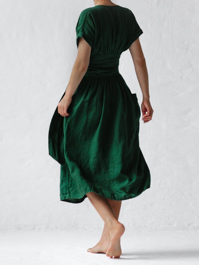 LD | elegante midi-jurk voor vrouwen
