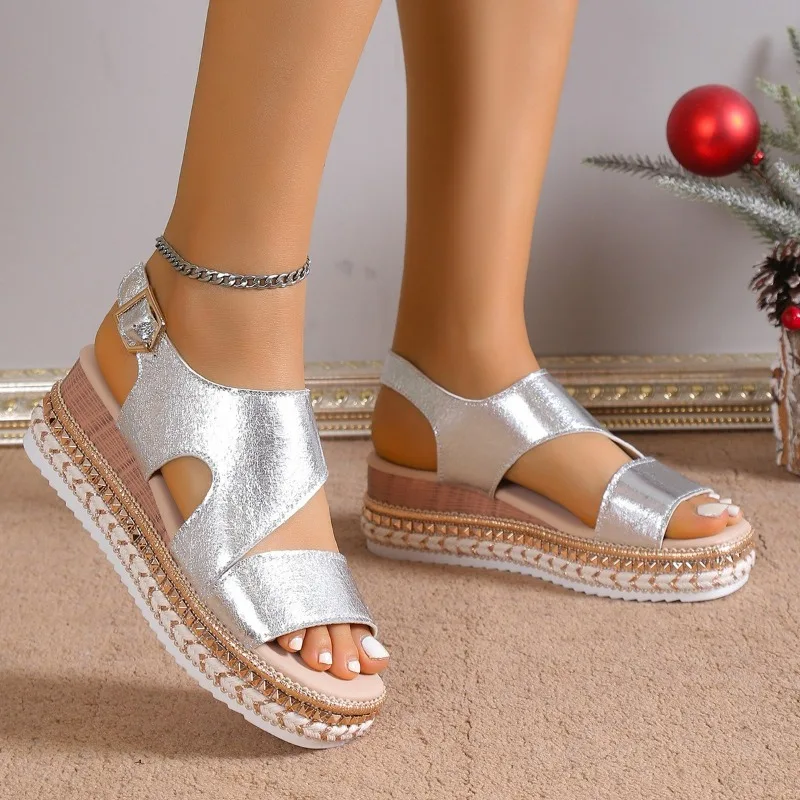 LD | Glam plateausandalen