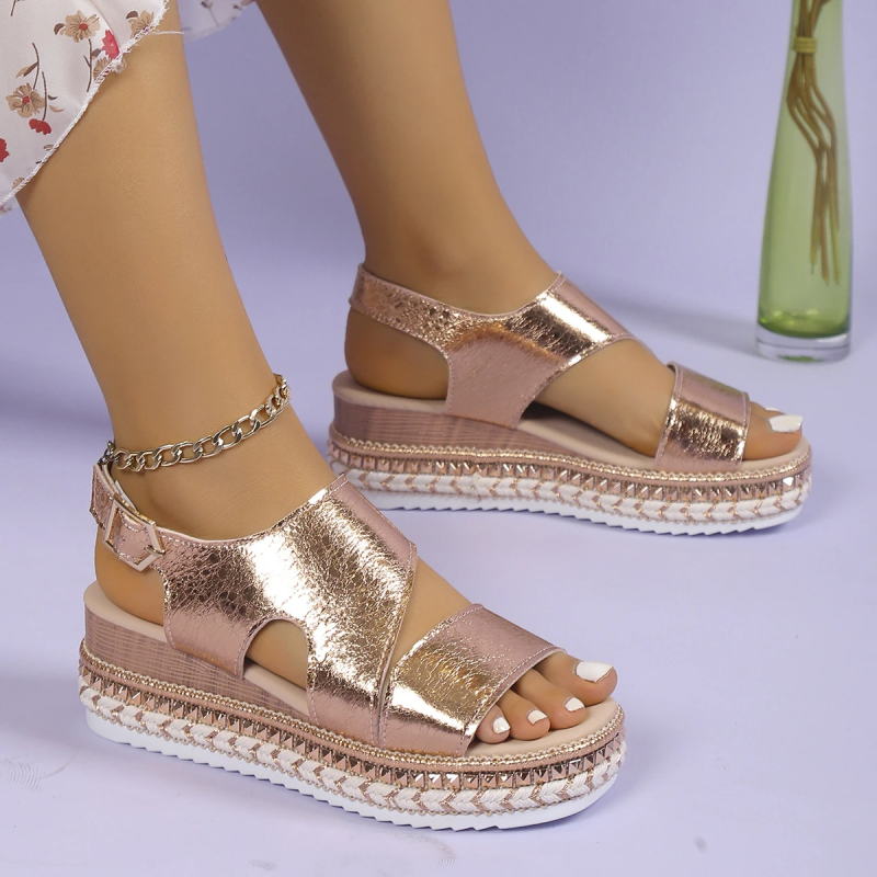 LD | Glam plateausandalen