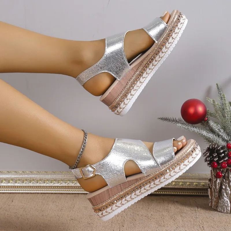LD | Glam plateausandalen