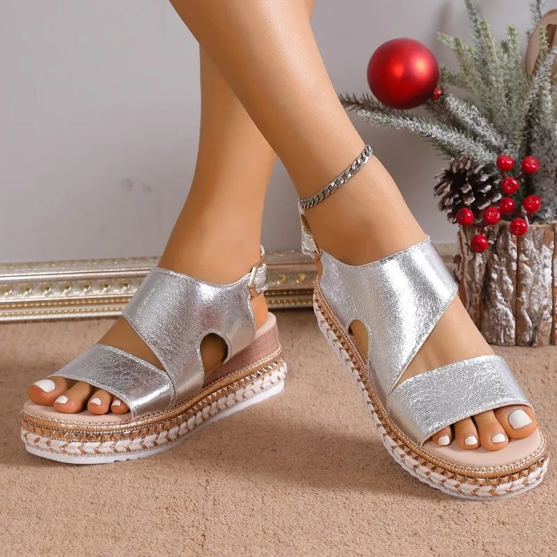 LD | Glam plateausandalen