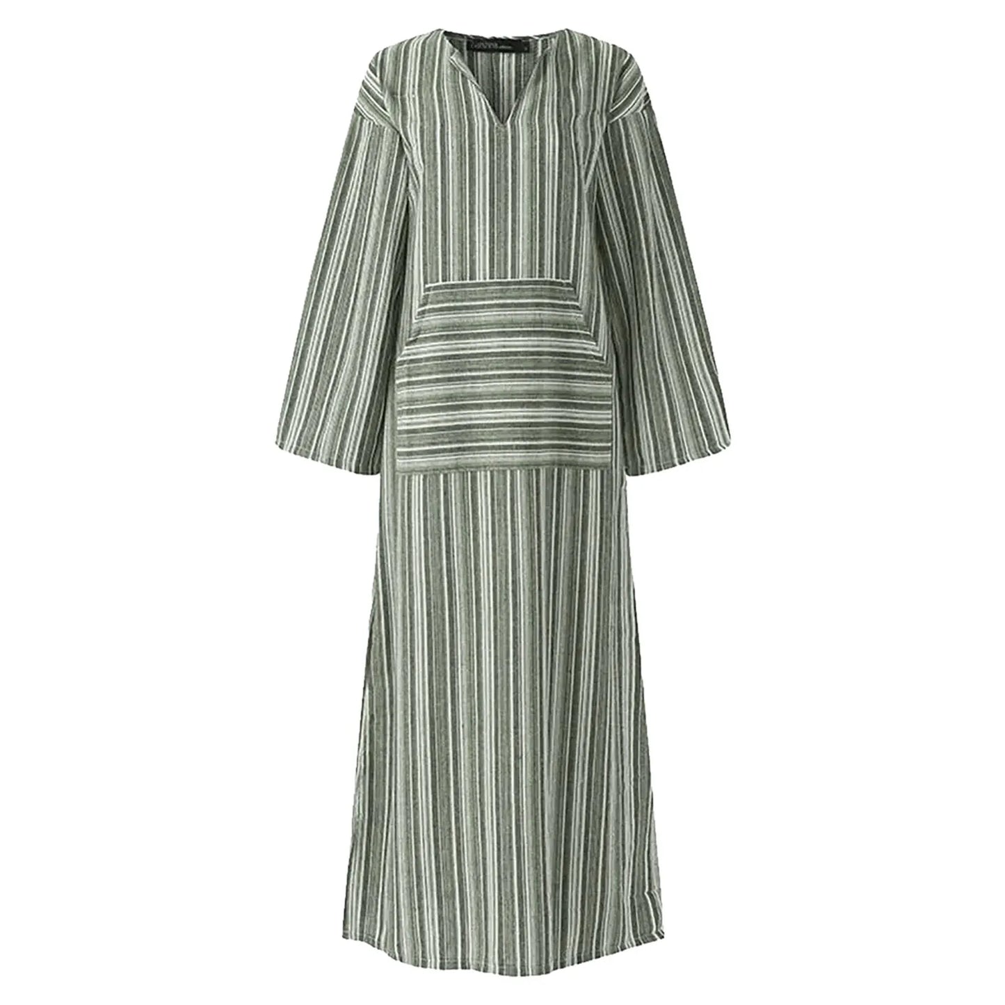 LD Gestreepte maxi jurk