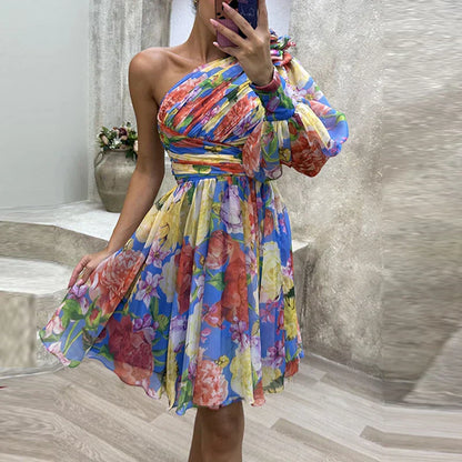 LD | Sexy jurkje met bloemenprint en decolleté