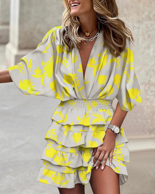 LD | Stijlvolle mini jurk met print