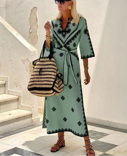 LD | Vintage linnen jurk