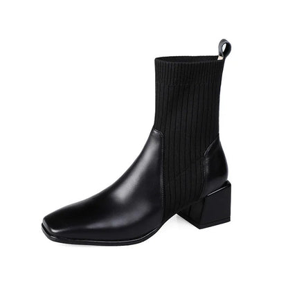 LD | Elegante gebreide enkellaarsjes