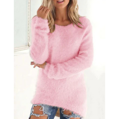 Ongecompliceerde en trendy wintertrui