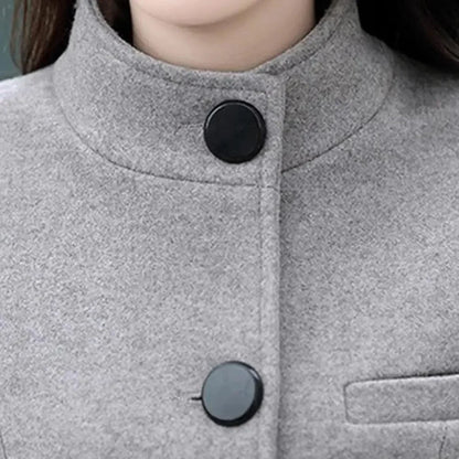 LD | Trenchcoat met één rij knopen en zakken