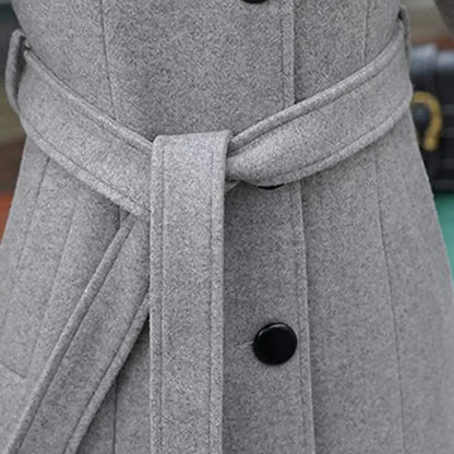 LD | Trenchcoat met één rij knopen en zakken