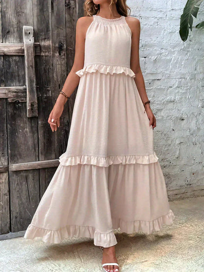 LD | Effortless Ruffle Maxi Dress