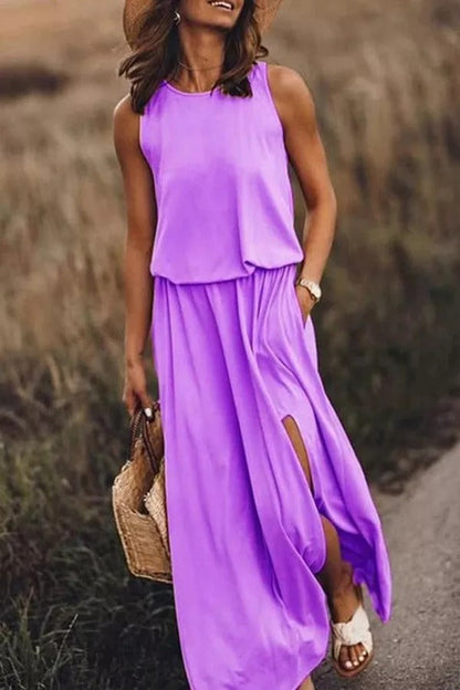 LD | Giselle Los gesneden maxi jurk met split