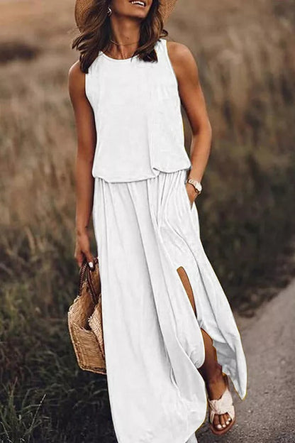 LD | Giselle Los gesneden maxi jurk met split