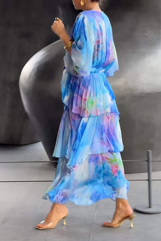 LD | geborduurde maxi jurk voor elegante avonden